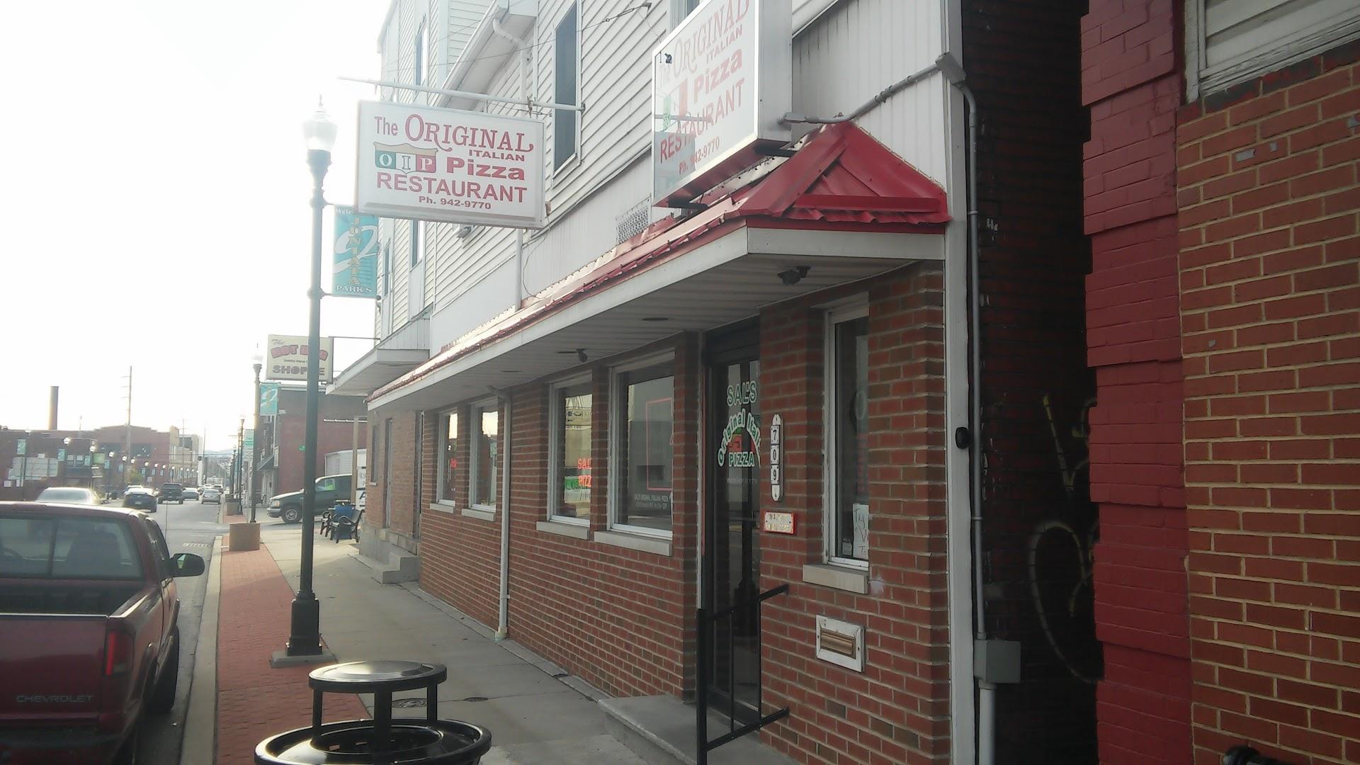 Sal's Original Italian Pizza Menu